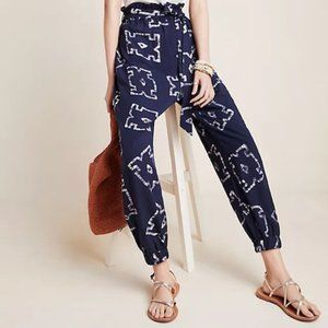 Anthropologie The Odells High-Waisted Belted Phaedra Joggers, Sz Med